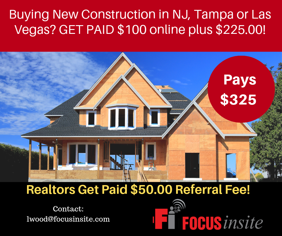 Homebuilders And Realtors Make A 50 00 Referral Fee We Need Home - http survey focusinsite com zs ehcsdt