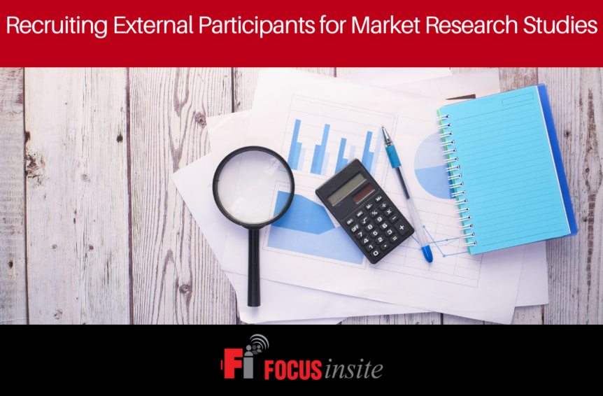 Recruiting External Participants for Market Research Studies