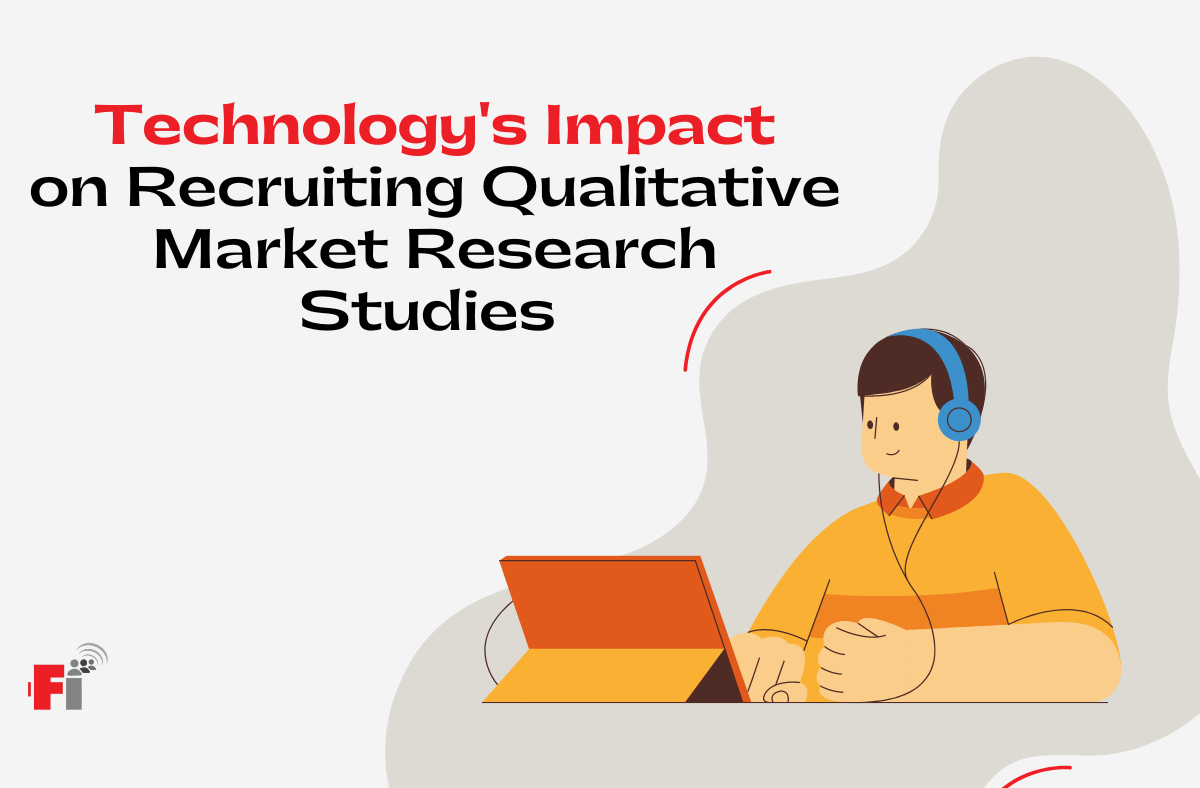 Technology's impact on recruiting qualitative market research studies