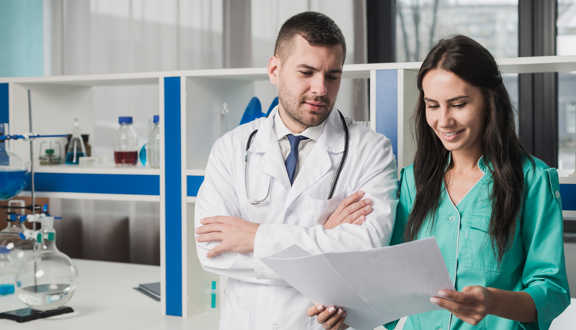 Medical professional participant recruited for a healthcare research study